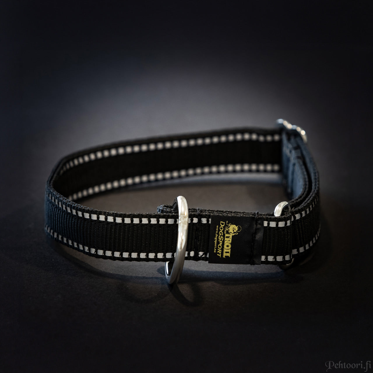 troll dogsport koiran kaulapanta musta