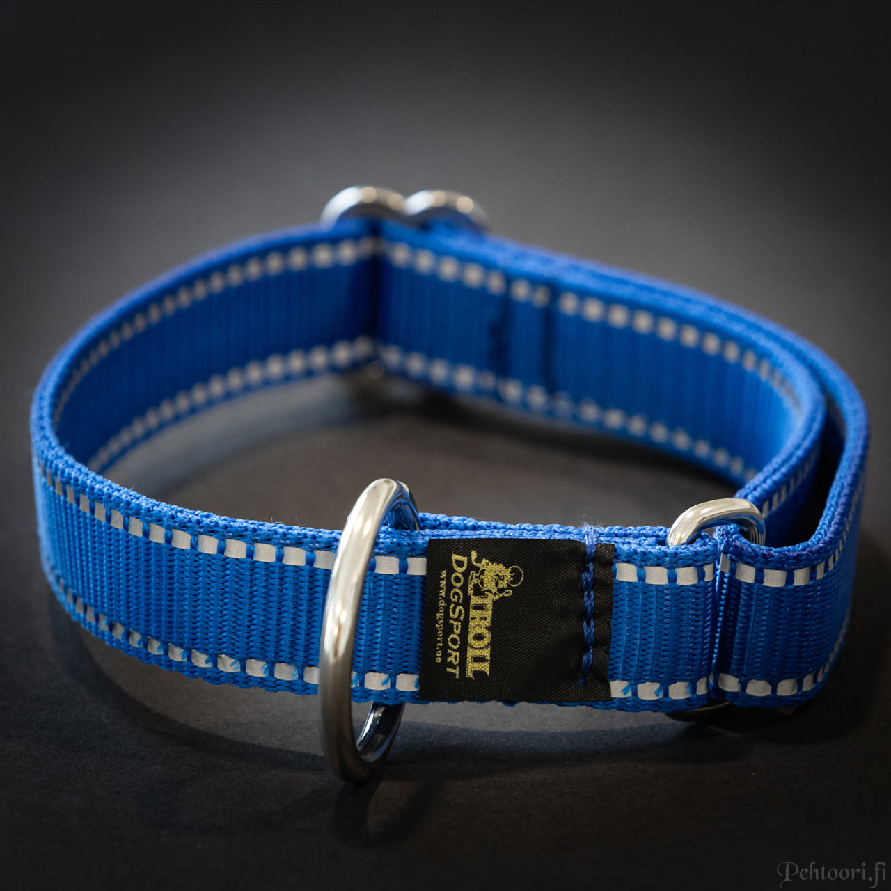 troll dogsport koiran kaulapanta sininen